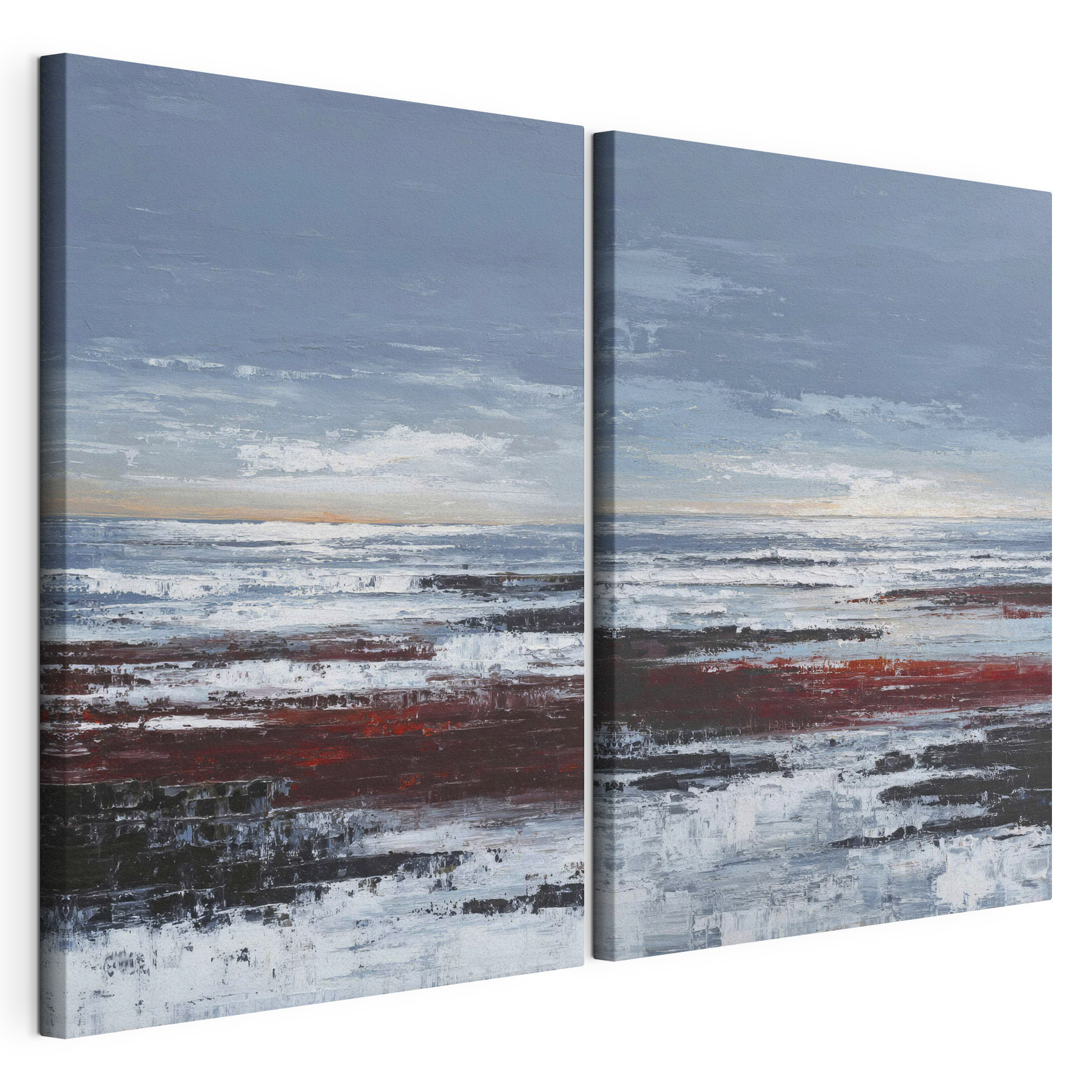 Painting of a beach