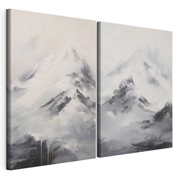Lámina modular sobre lienzo Lámina modular sobre lienzo Cuadro de una cordillera (SKU: m00822)