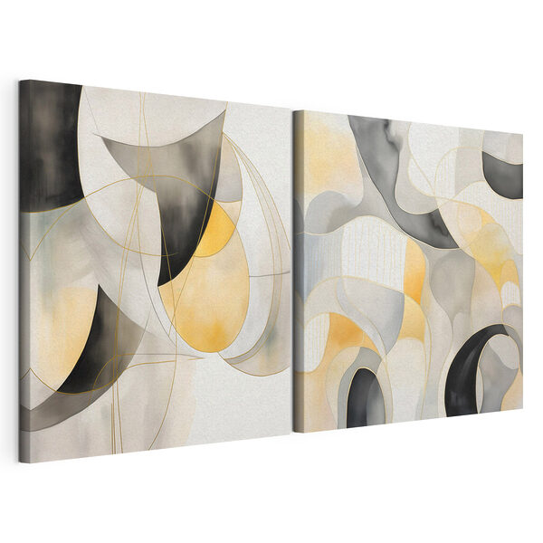 Lámina modular sobre lienzo Lámina modular sobre lienzo Dos obras de arte (SKU: m00902)