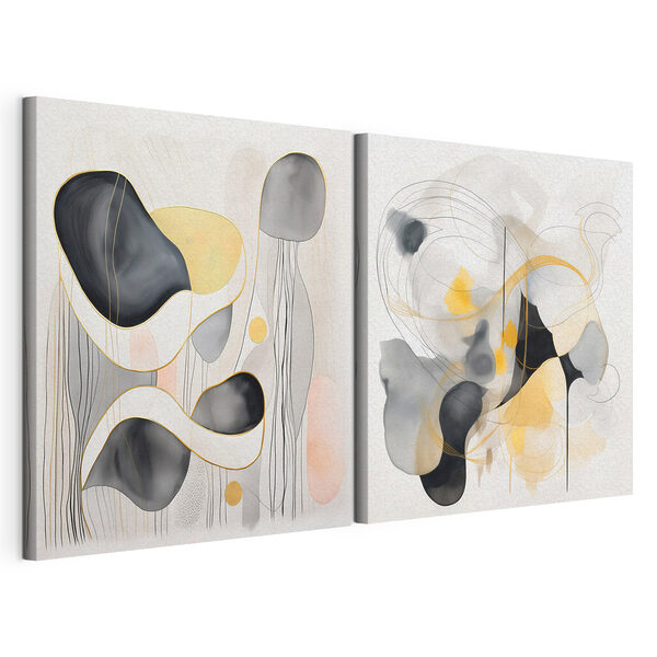 Lámina modular sobre lienzo Lámina modular sobre lienzo Dos imágenes de arte (SKU: m00905)