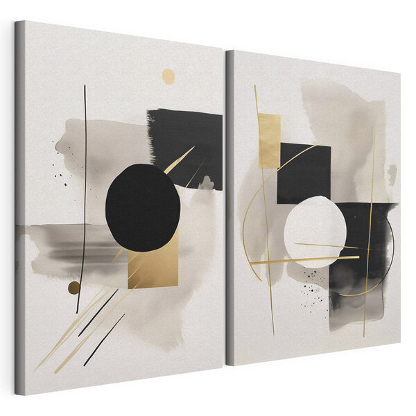 Lámina modular sobre lienzo Lámina modular sobre lienzo Dos obras de arte (SKU: m00940)