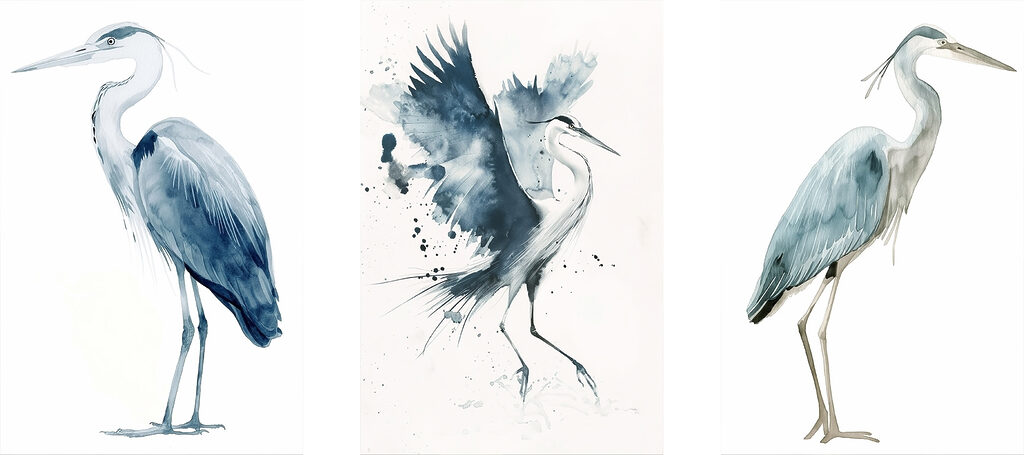 Watercolor of a bird