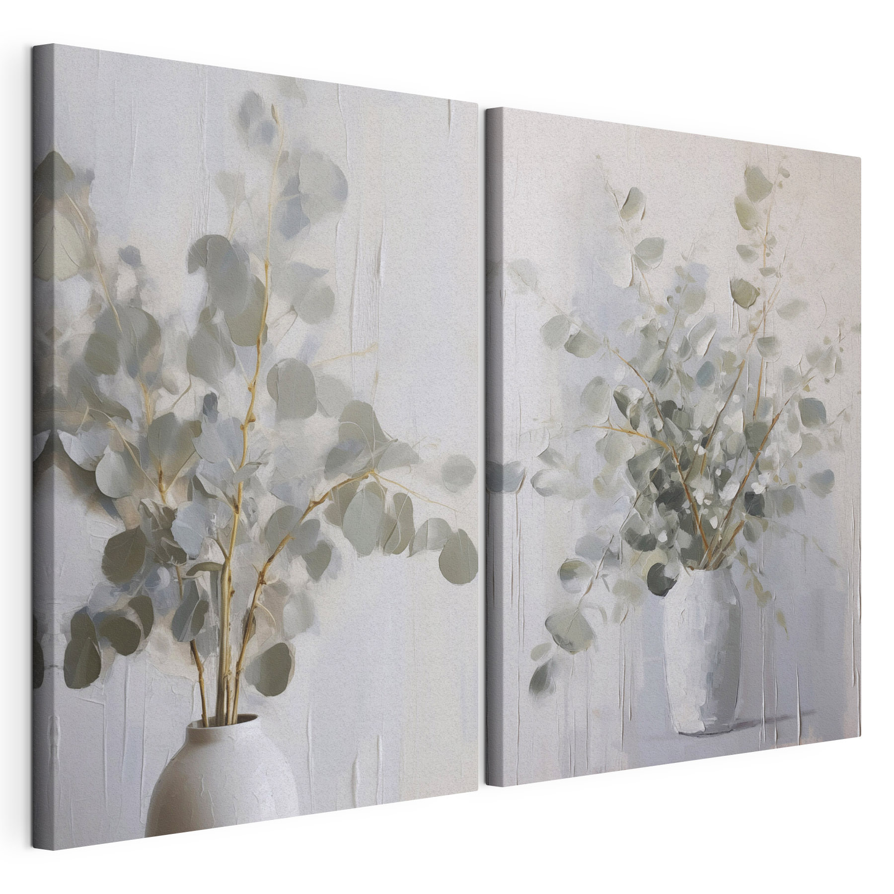 Painting of a plant in a vase