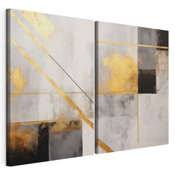 Lámina modular sobre lienzo Lámina modular sobre lienzo Dos obras de arte (SKU: m01064)