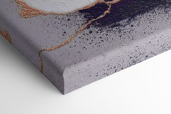 Abstract forms in contrasting colors