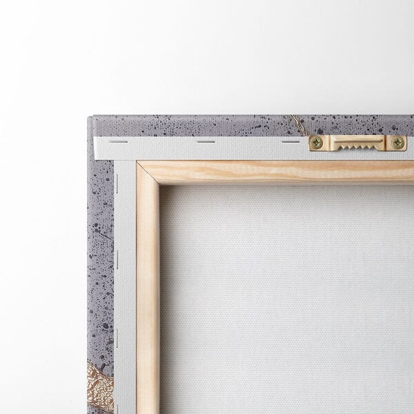 Abstract forms in contrasting colors