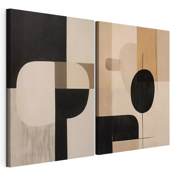 Lámina modular sobre lienzo Lámina modular sobre lienzo Dos obras de arte (SKU: m01108)
