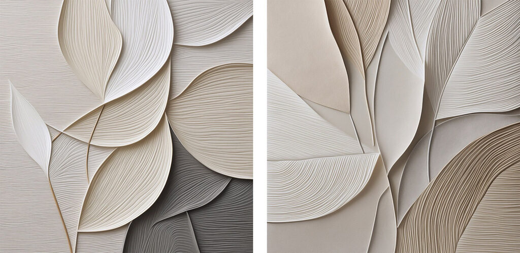 Gentle curves in neutral tones