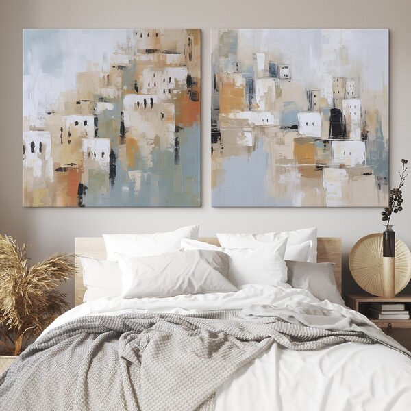 Painting of a city