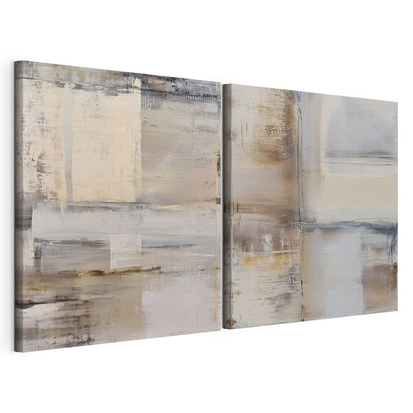 Lámina modular sobre lienzo Lámina modular sobre lienzo Dos obras de arte (SKU: m01171)