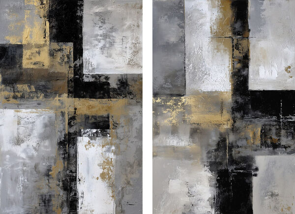 Pair of art pieces