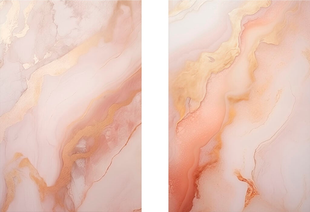 Soft swirls in warm colors