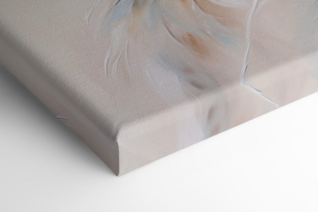 Soft elegance in feathered art