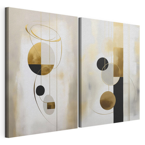 Lámina modular sobre lienzo Lámina modular sobre lienzo Dos imágenes de arte (SKU: m01274)