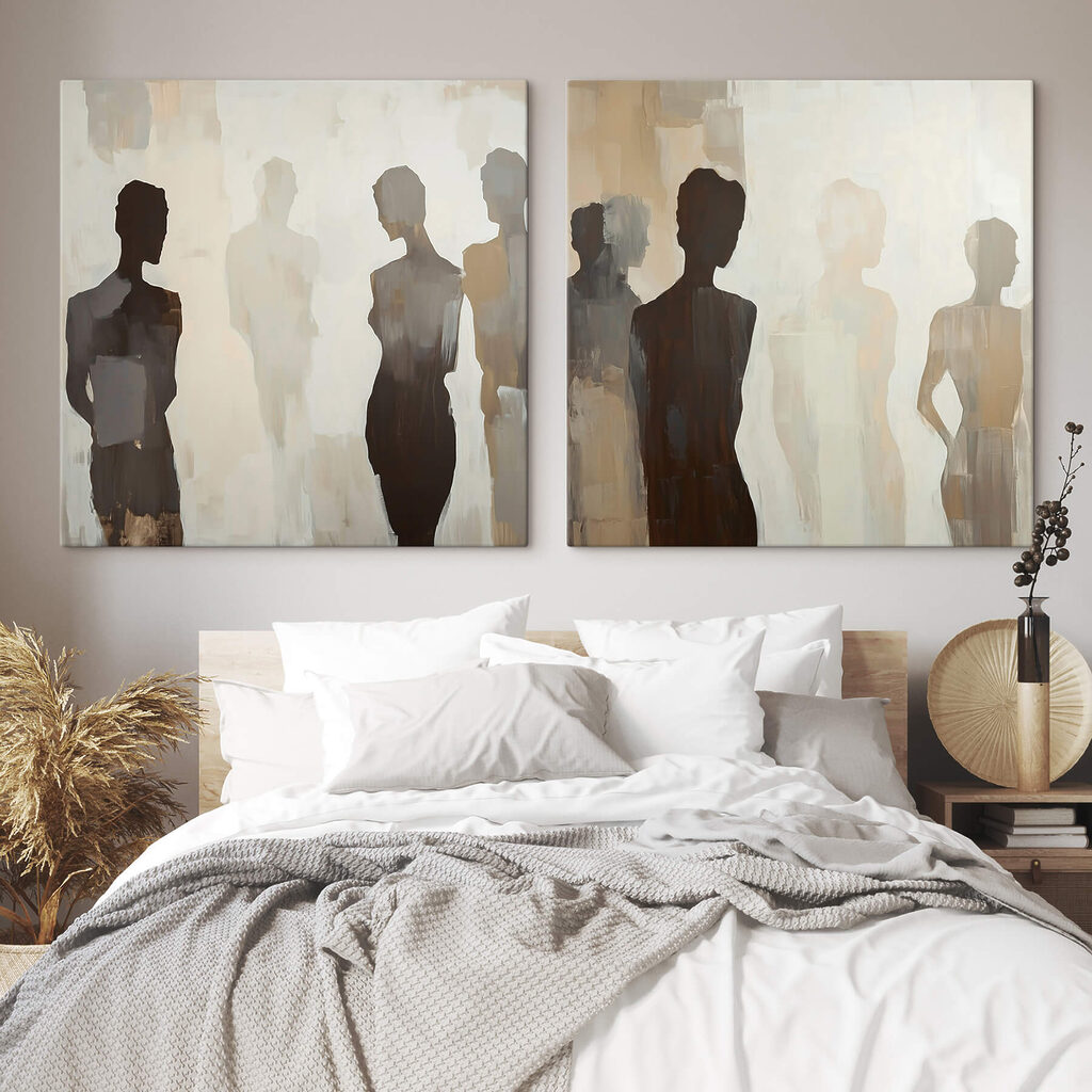 Painting of a woman's body