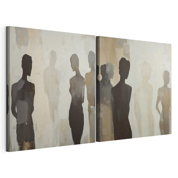 Lámina modular sobre lienzo Lámina modular sobre lienzo Cuadro que representa el cuerpo de una mujer (SKU: m01277)