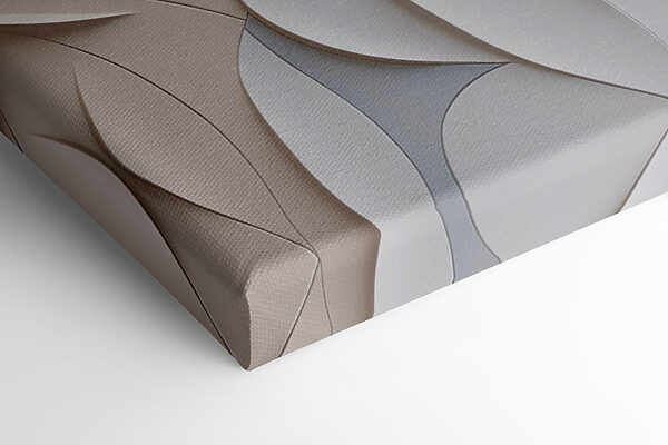 Soft curves in soothing color palette