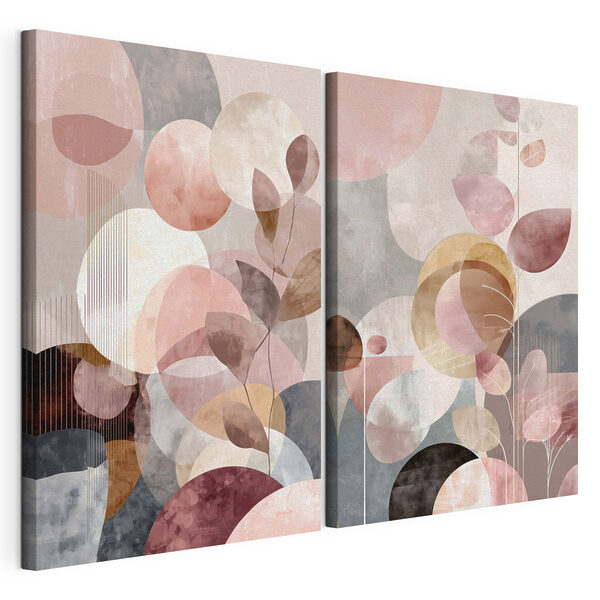 Lámina modular sobre lienzo Lámina modular sobre lienzo Dos capturas de pantalla de un cuadro (SKU: m30035)