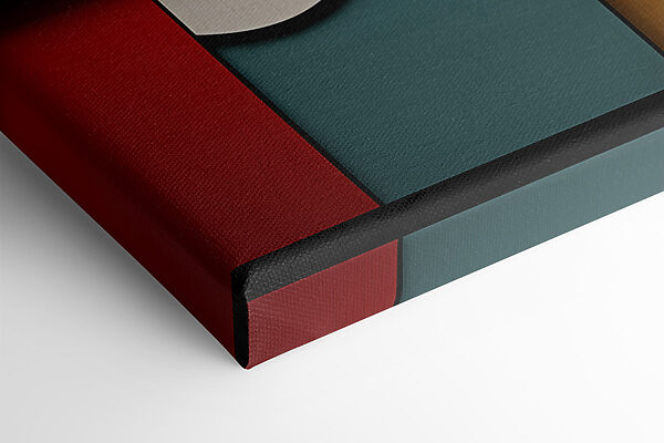 Collage of different colored shapes