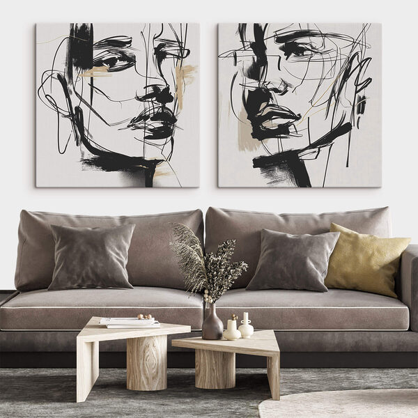 Expressive lines capture inner thoughts