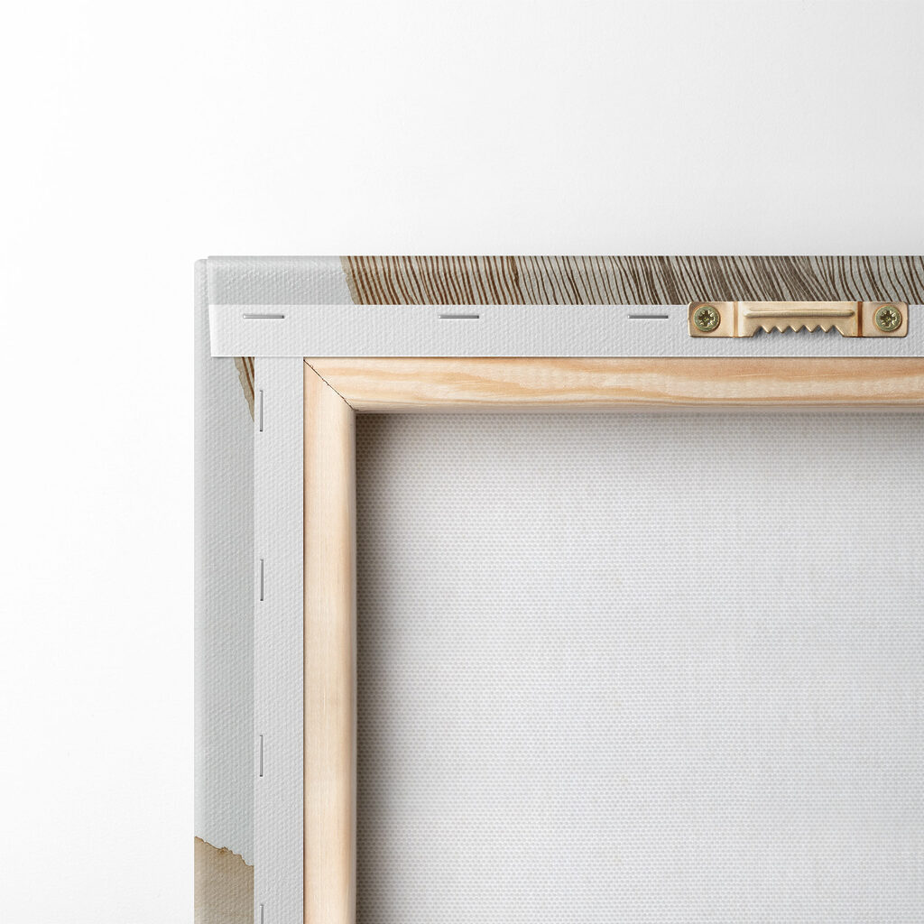Nature-inspired abstract design in neutrals