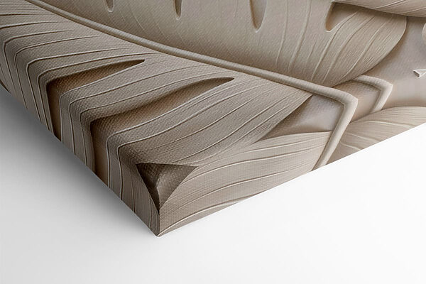 Elegant leaves in soft tones