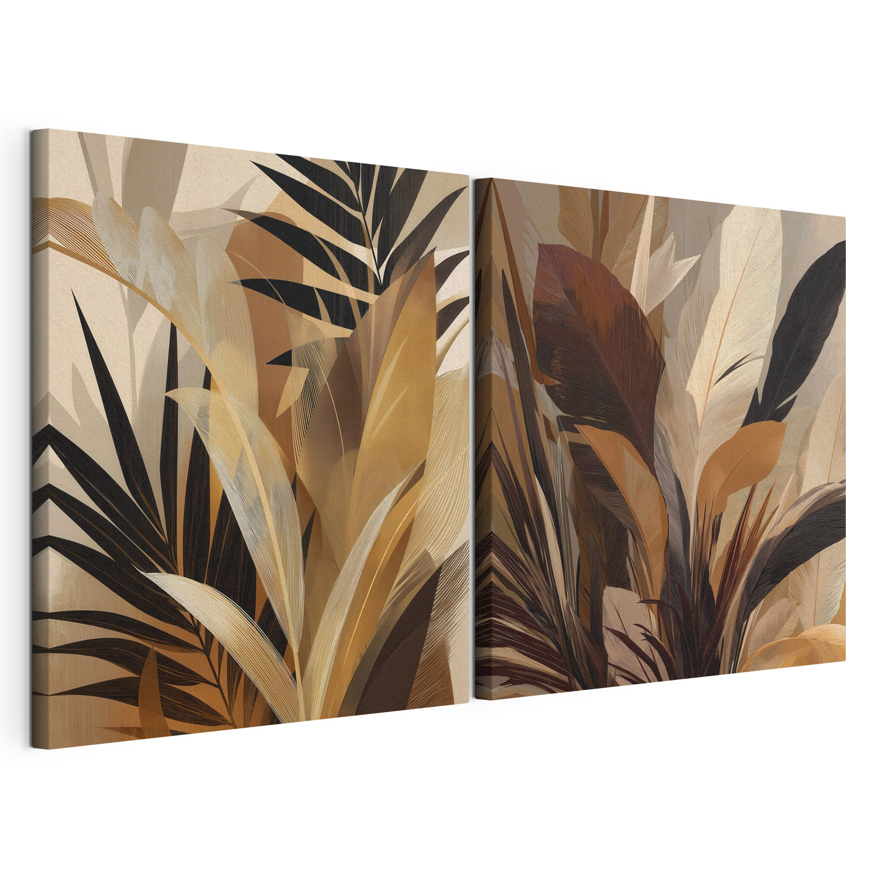 Elegant fusion of earth tones