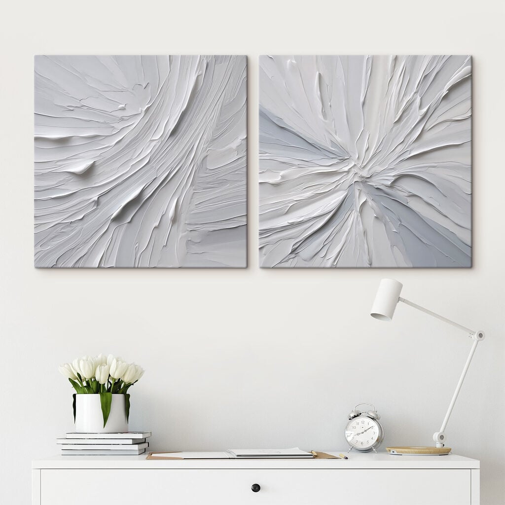 Flowing textures in soft hues