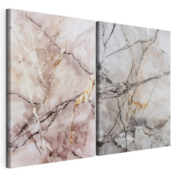 Lámina modular sobre lienzo Lámina modular sobre lienzo Elegantes motivos en tonos suaves (SKU: m30271)