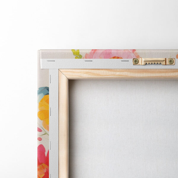 Collage of paintings of flowers