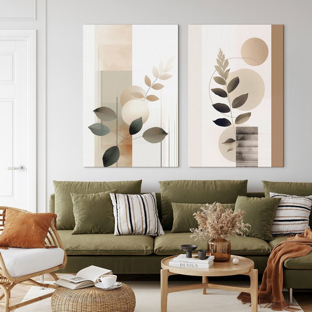 Soft hues and organic forms unite