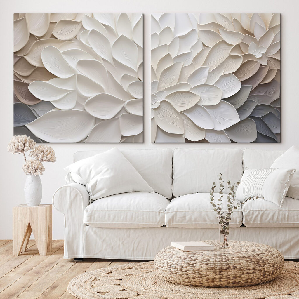 Gentle petals in soft colors
