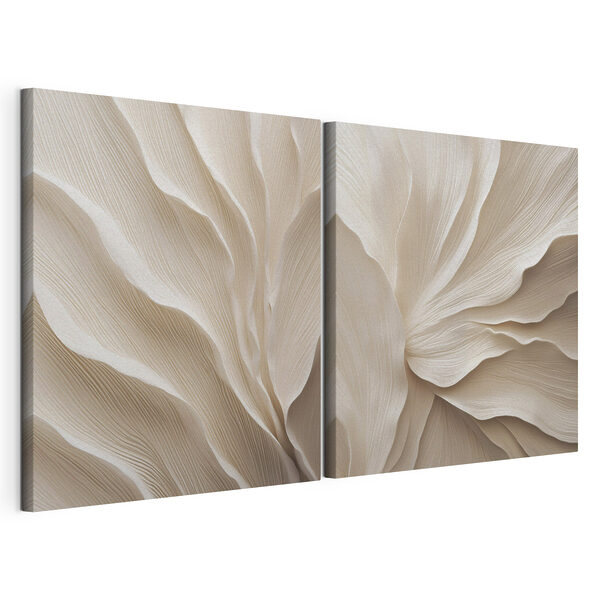 Lámina modular sobre lienzo Lámina modular sobre lienzo Delicadas capas de diseño fluido (SKU: m30302)