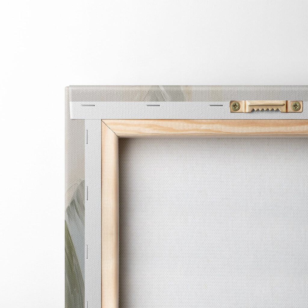 Lush leaves in soft tones