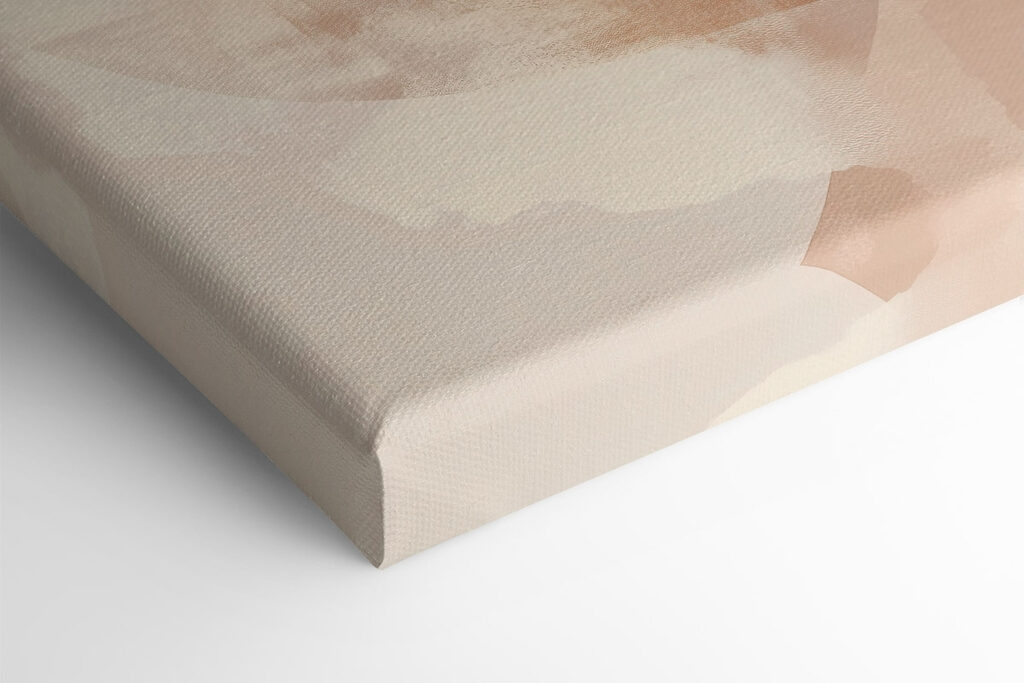 Abstract shapes in warm tones
