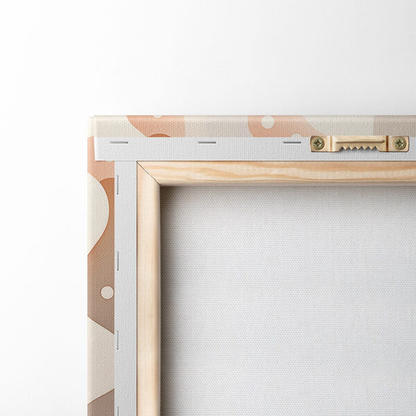 Soft curves in warm colors