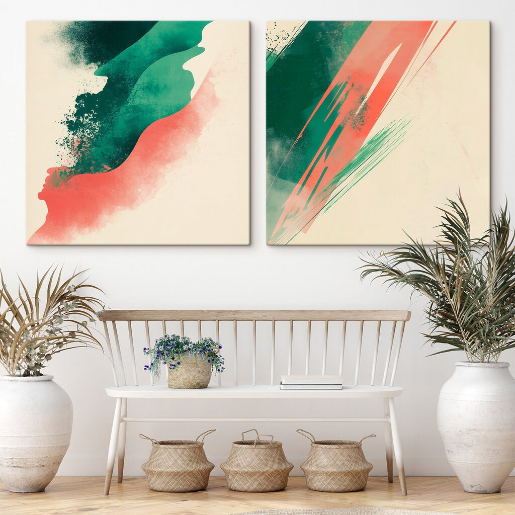 Two different colored backgrounds