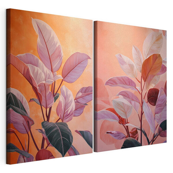 Lámina modular sobre lienzo Lámina modular sobre lienzo Tonos alegres de la belleza de la naturaleza (SKU: m30415)
