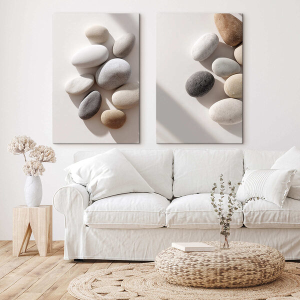 Group of round rocks