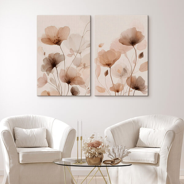 Soft blooms in gentle hues