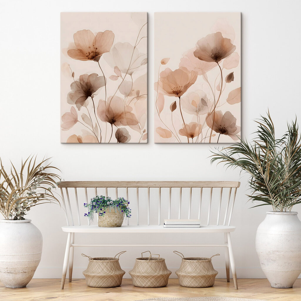 Soft blooms in gentle hues