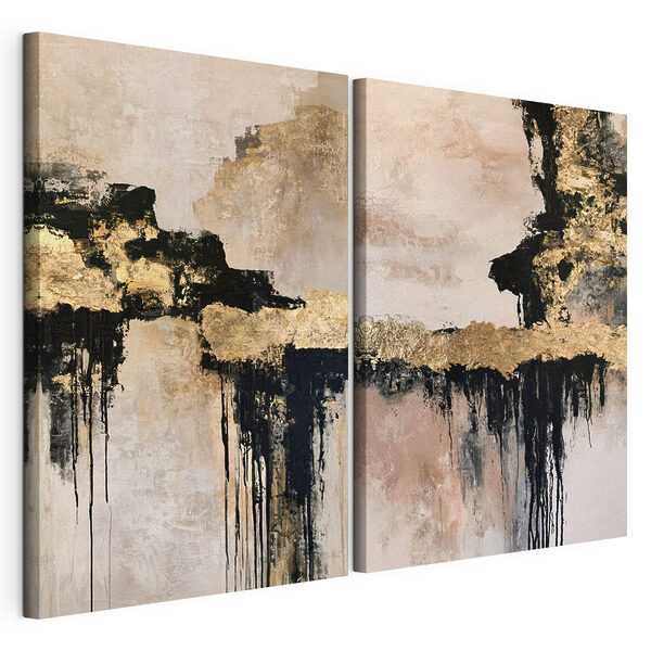 - Abstract elegance in muted tones