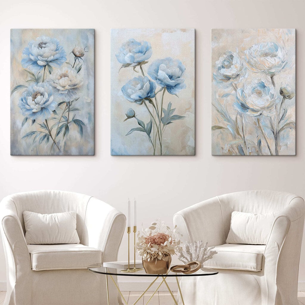 Delicate blooms in soft hues