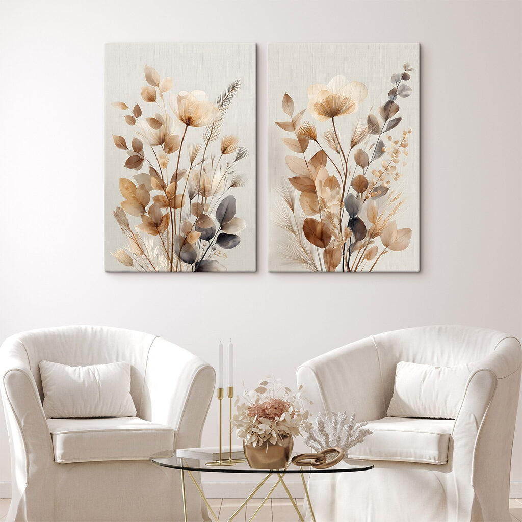 Elegant floral composition in soft tones