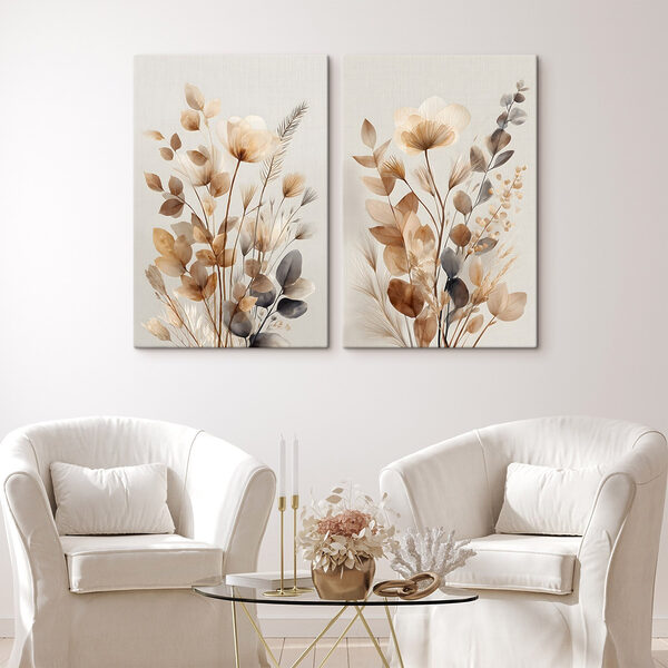 Elegant floral composition in soft tones