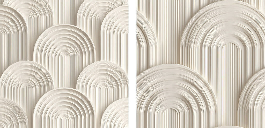 Soft curves in neutral tones