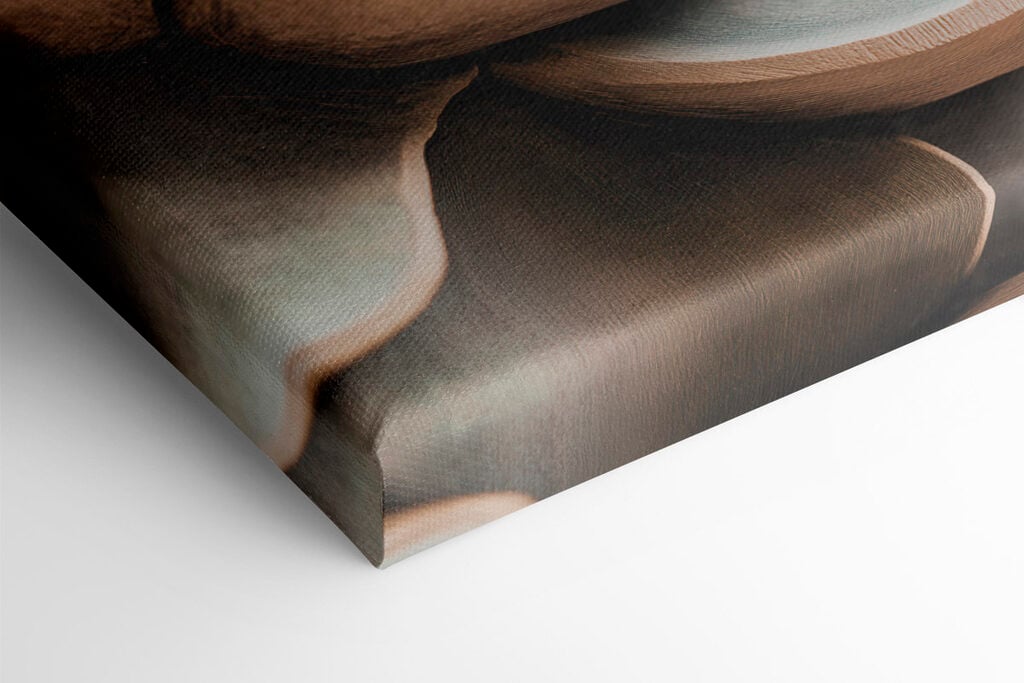 Soft petals in muted earth tones