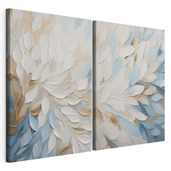Lámina modular sobre lienzo Lámina modular sobre lienzo Tonos suaves de la paleta de la naturaleza (SKU: m30568)