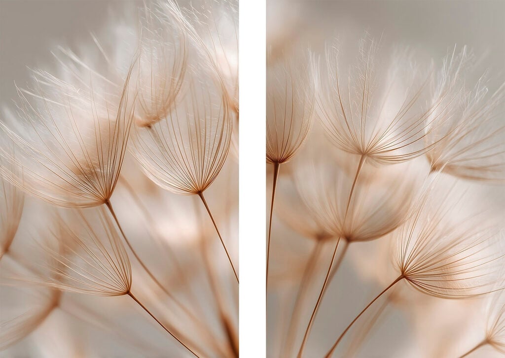 Delicate strands sway in gentle breeze