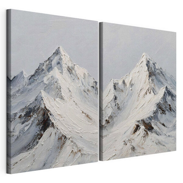 Lámina modular sobre lienzo Lámina modular sobre lienzo Montaña nevada (SKU: m30589)